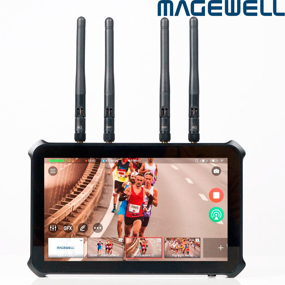 Magewell Director One - Monitor grabador con mezclador y Streaming Magewell Director One - Monitor grabador con mezclador y Streaming